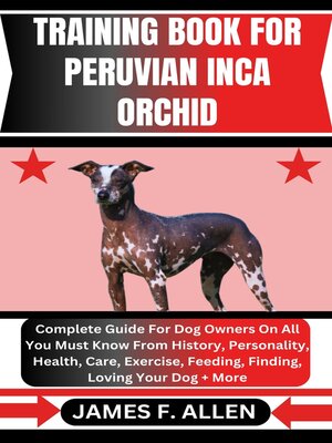 cover image of TRAINING BOOK FOR PERUVIAN INCA ORCHID